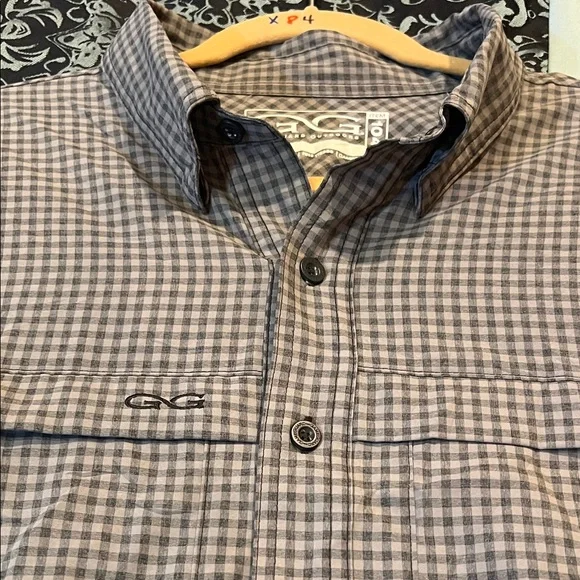 Game Guard Outdoors Men's Classic Checkered Button Down Shirt - Brown - Picture 11 of 11